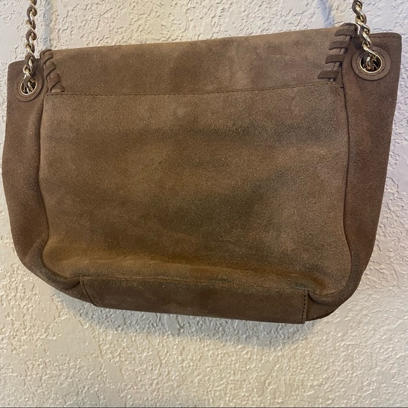 Tory Burch Tan Suede Crossbody Bag - Picture 14 of 16